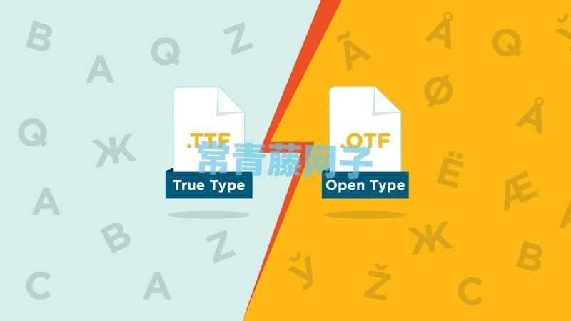 字体格式TTF和OTF的区别，到底哪个更好?