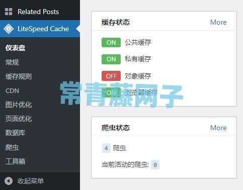 WP安装LiteSpeed Cache插件