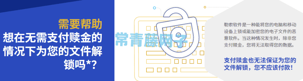 NO MORE RANSOM 提供超过170种勒索软件 解锁工具免费下载