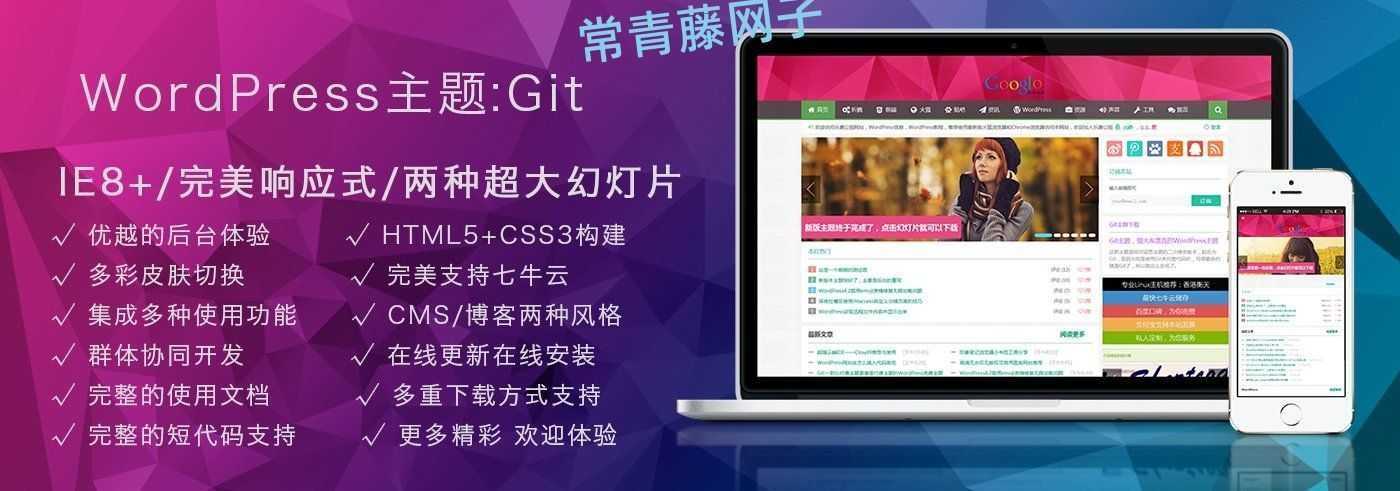 Git-alpha：一款比付费主题更像是付费主题的WordPress免费主题